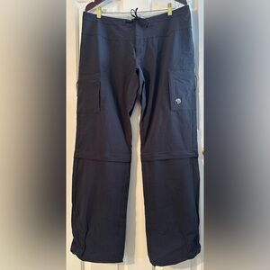 MOUNTAIN HARDWEAR 12 Bk Hiking Outdoor Convertible Cargo Pants Wide Leg Gorpcore